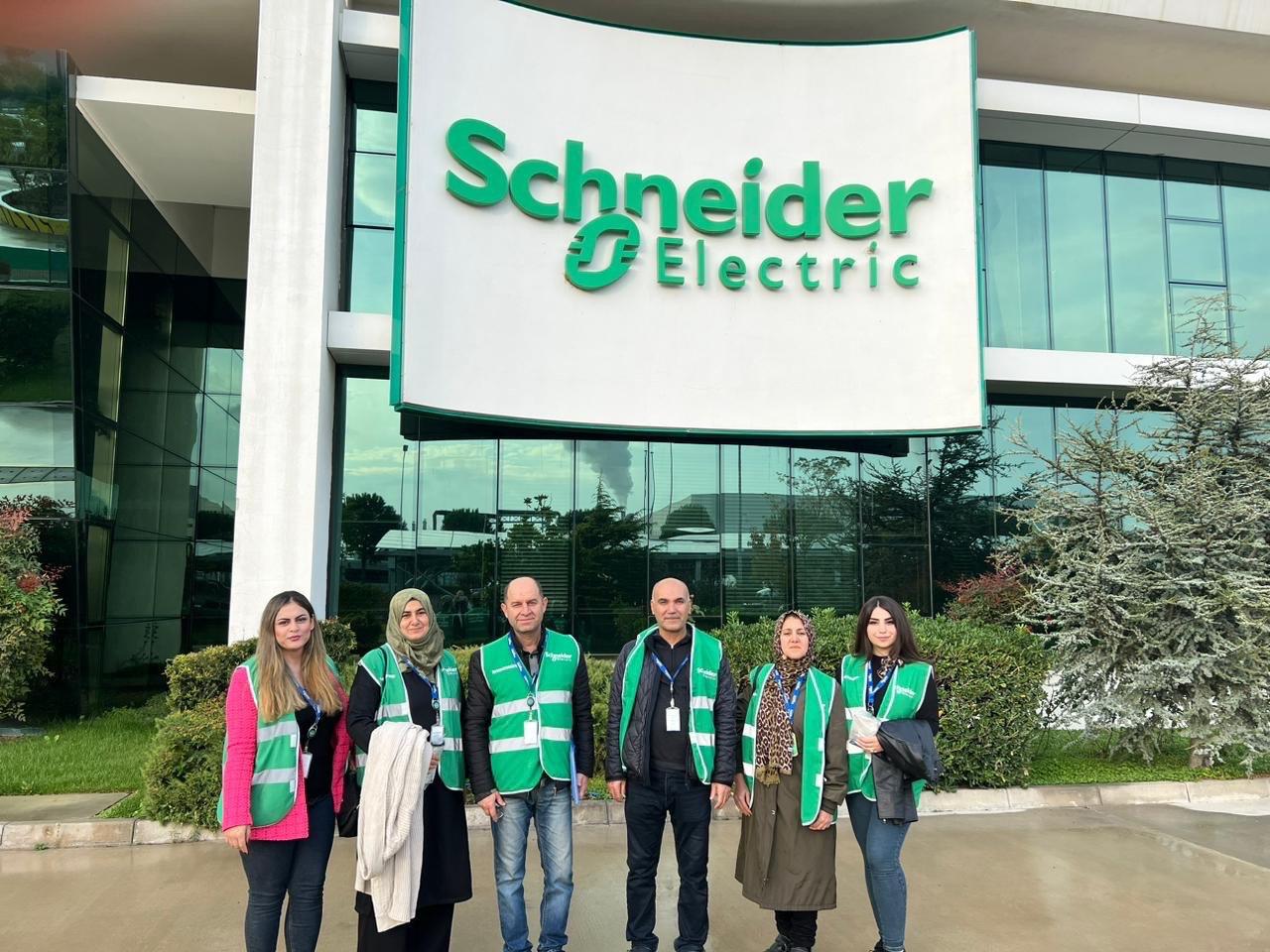 Visit our company staff with engineers from Ministry of Electricity to Schneider Electric factory in Manisa turkey for FAT of 33Kv Switch gear.
